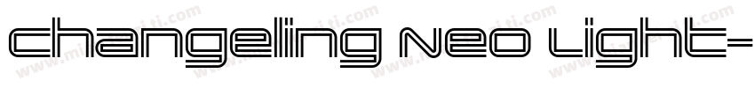 Changeling Neo Light字体转换